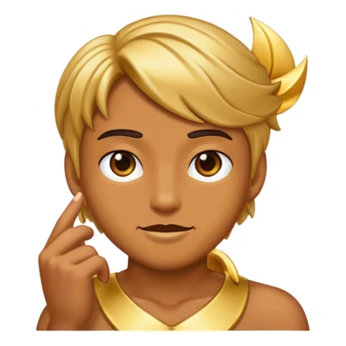 gold char:#48; sticker