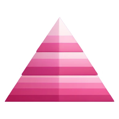 hierarchy pink sticker