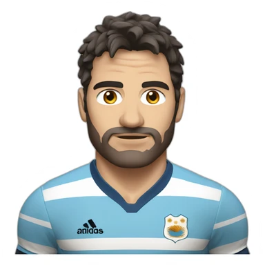 argentina rugby flanker sticker