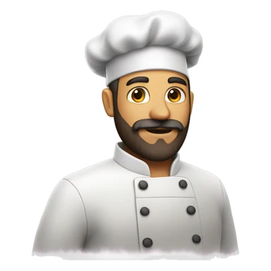 chef with a beard sticker