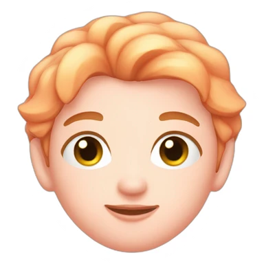 light pink peach sticker