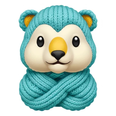 animal knitting sticker