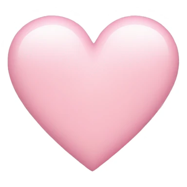 Light pink heart sticker