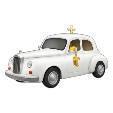 pope car pope sticker