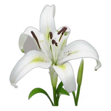 lilium sticker