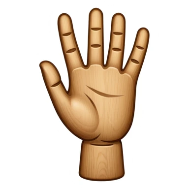 Stick hand gesture sticker