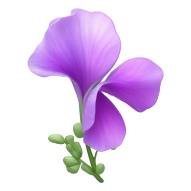 A sweet pea  sticker