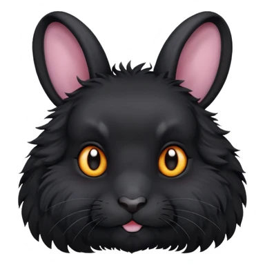 Lapin noir qui a reussis GG sticker