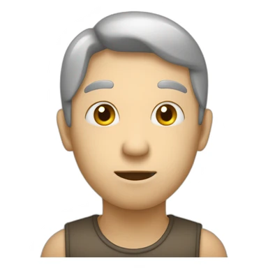 Personne qui regarde au loin avec une main sur le front dirigé vers la où il regarde sticker