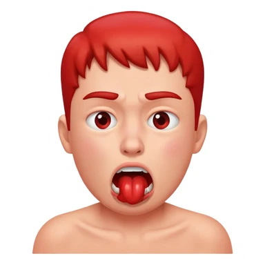 chocking yourself  sticker