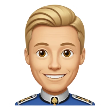 realistic Alexander Stubb, ruler of Finland sticker