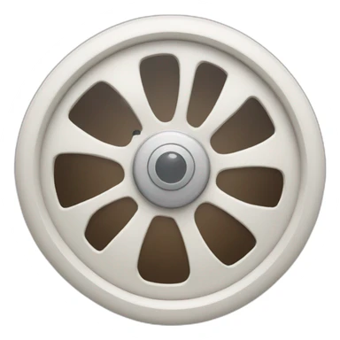 Chat roue qui fait un clin d'œil sticker