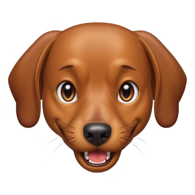 An angry dachshund  sticker