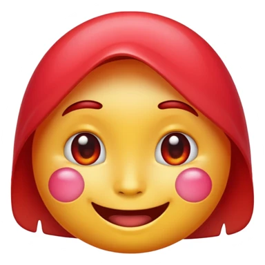 hot face emoji (apple ios style) sticker