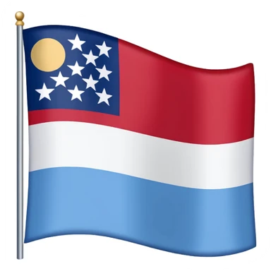 North Carolina state flag sticker