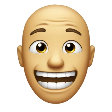 crying laughing with eyes wide open sticker