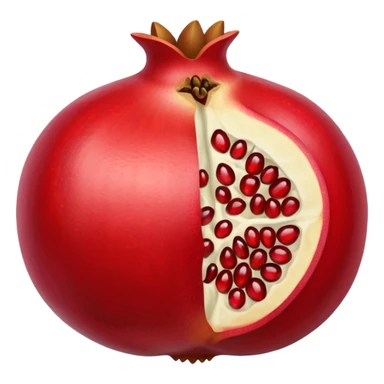 i want to create an emoji of pomegrenate open  sticker