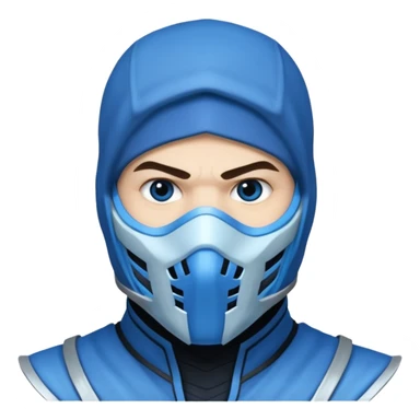mortal kombat sub zero sticker