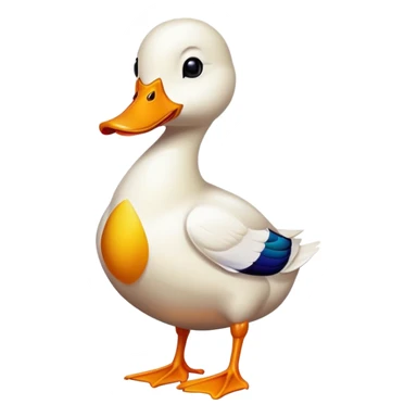 duck in the style of the nineties sticker