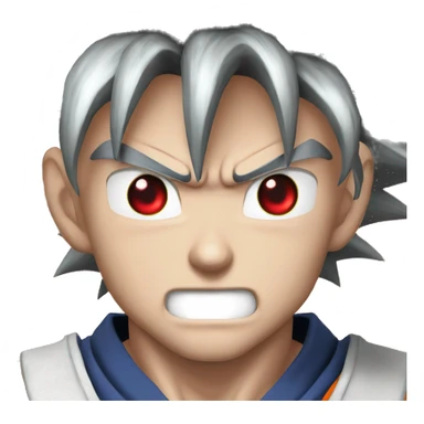 Goku whith red eyes sticker