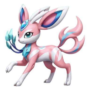 Meloetta-Sylveon-Dialga-Suicune-Palkia-fusion sticker