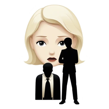 Icon for Drama Movies: A vintage movie poster-style design featuring a tense scene with emotional expressions, a dimly lit background, and key dramatic elements like a silhouette of a person in despair. Bold, cinematic typography. Transparent background. sticker