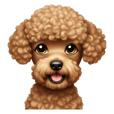 Toy poodle  sticker