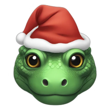 santa-komodo sticker
