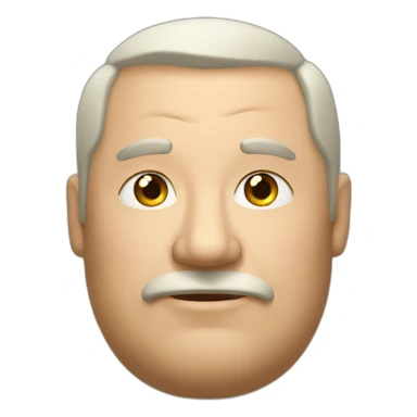 big fat russian man sticker