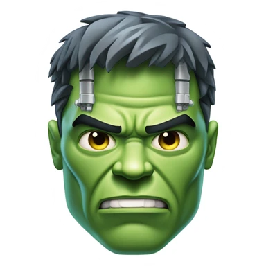 Robot Ghost Hulk Terminator Face sticker