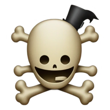 one piece jolly roger with a bob sticker