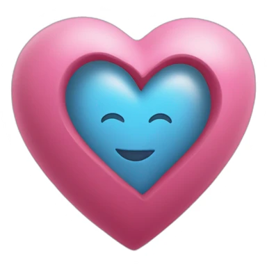 Un cœur dans un cœur sticker
