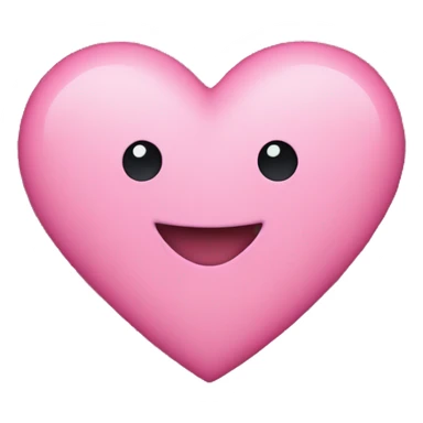 pink heart sticker