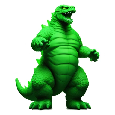 Godzilla uranium fluo toy sticker