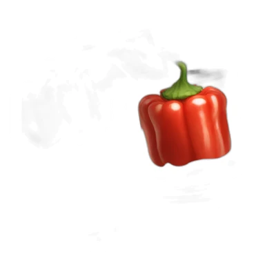 Can of red peppers with sauce sticker