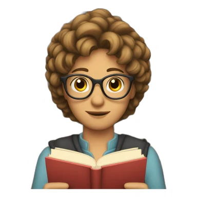 Book lover sticker