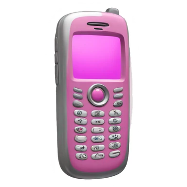 pink y2k cellphone sticker