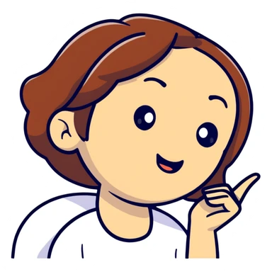 talking woman sticker