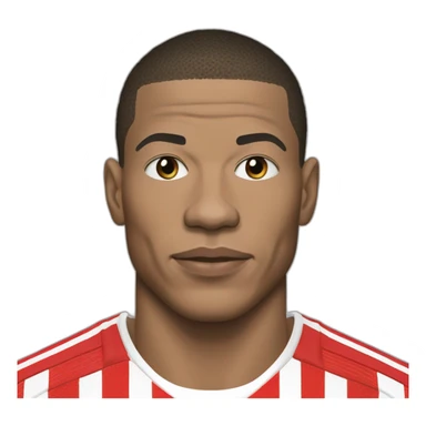 Mbappé qui marque un bute sticker