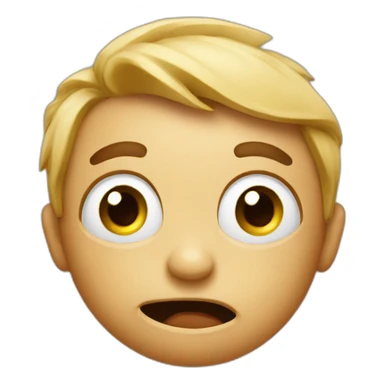 Confused but happy sticker