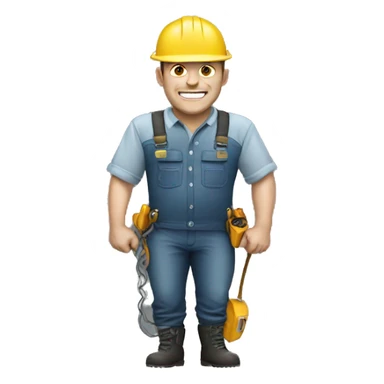Power lineman sticker