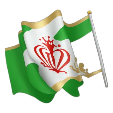 Pahlavi iran flag sticker