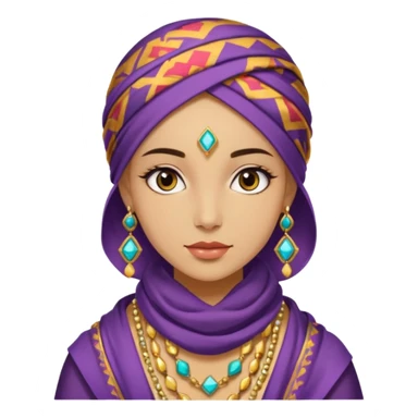 Young fortune teller – Colorful scarf






















 sticker