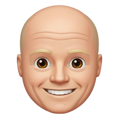 Steve Mcfadden bald sticker