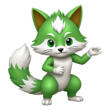 Cyclizar-Floragato-Sprigatito-fusion sticker