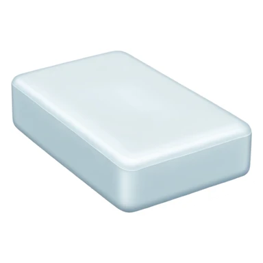 white soap bar sticker