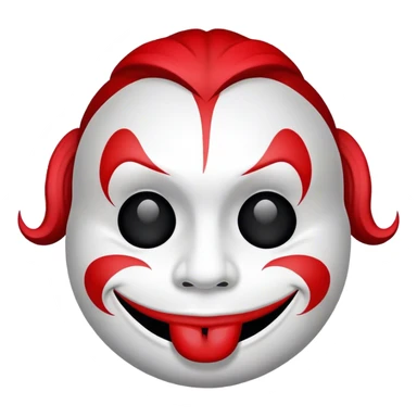 Juggalo smiley face sticker