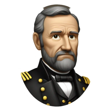 Ulysses s grant sticker