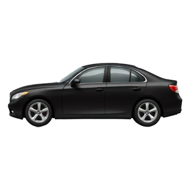 Black infinite car sticker