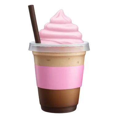 Ice coffee pink  sticker